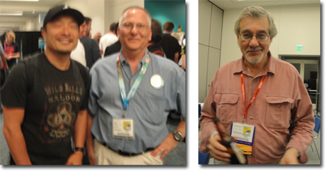 Jim Lee, Aaron Caplan and Denis Kitchen at the 2011 Comic-Con Fandom Reunion